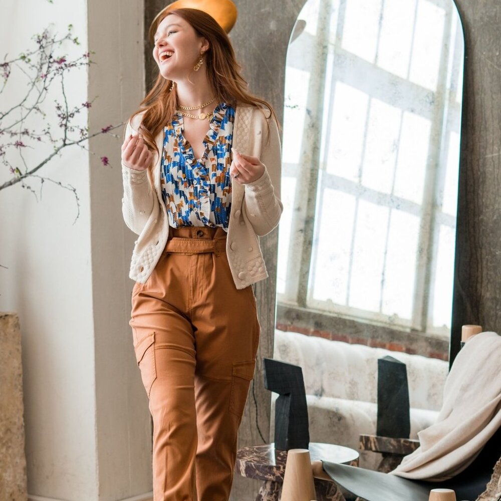 NWT | Cabi 6045 Paper Bag Cargo Pants